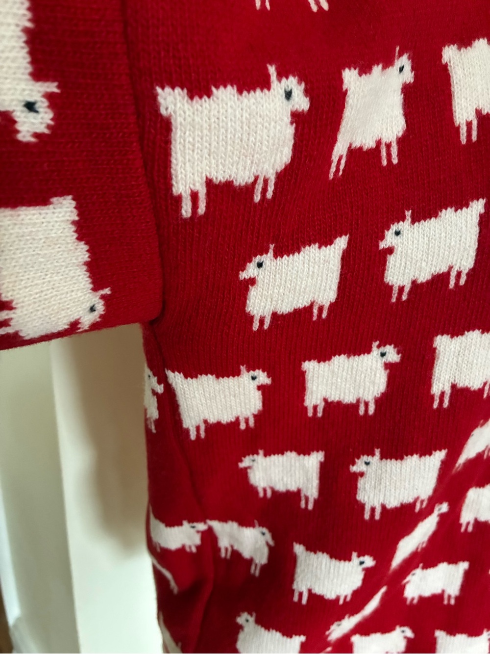 Warm & Wonderful Rowing Blazers Red Diana Edition Sheep Sweater Wool M - Picture 4 of 7